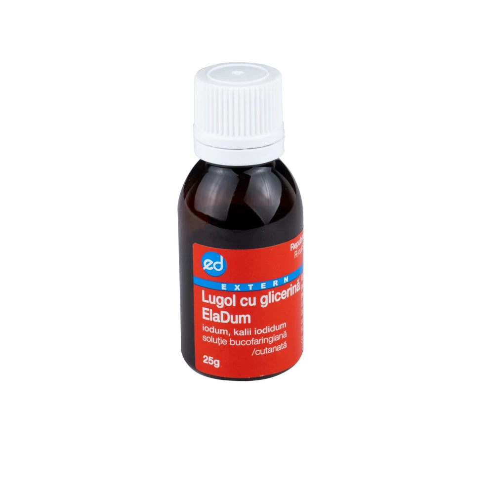 Lugol cu glicerina 25g sol. uz ext. orala