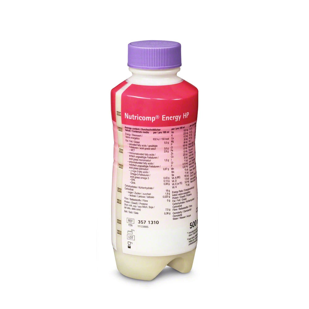 Nutricomp Energy HP Neutral PB 1.5kcal/ml 500ml Braun