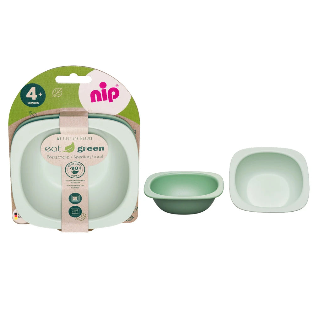 NIP Eat Green миска зеленая (4+месяца) N2