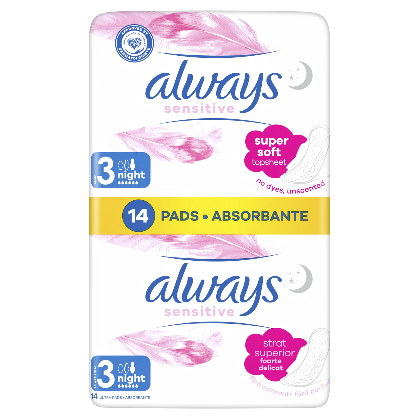 Absorbante Always Sensitive Ultra Night Duo 4 (*6)