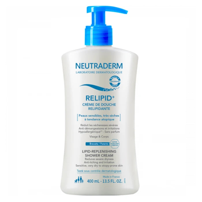 NEUTRADERM Relipid+ Крем для душа для атопичной кожи для лица и тела, 400ml