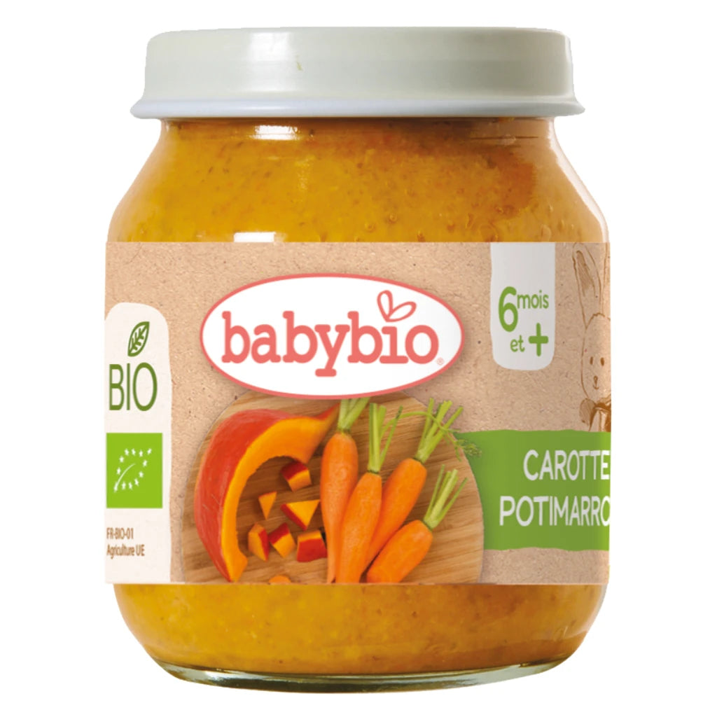 Babybio пюре из моркови и тыквы (6+) 130g