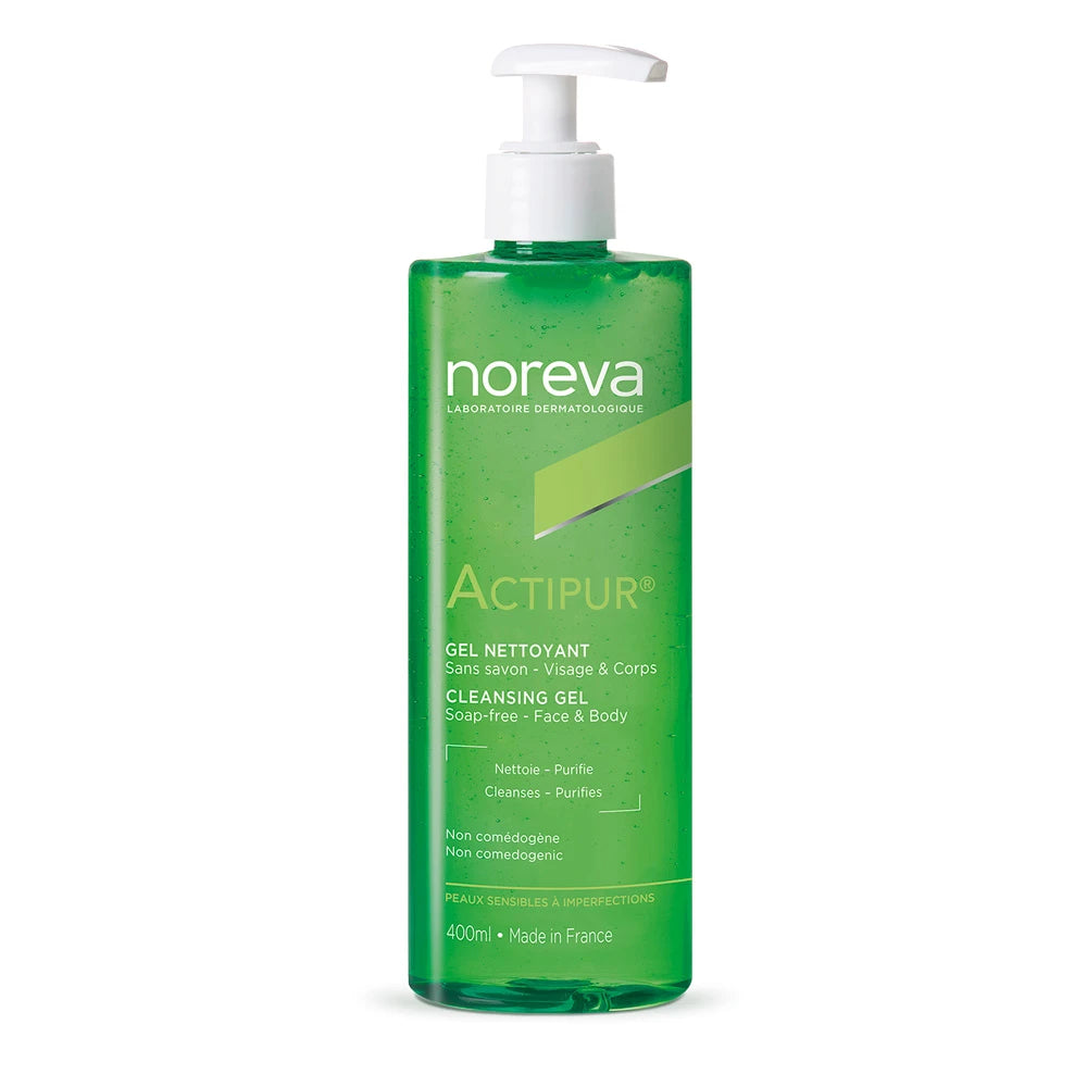Noreva ACTIPUR Очищающий дерматологический гель для лица и тела 400ml