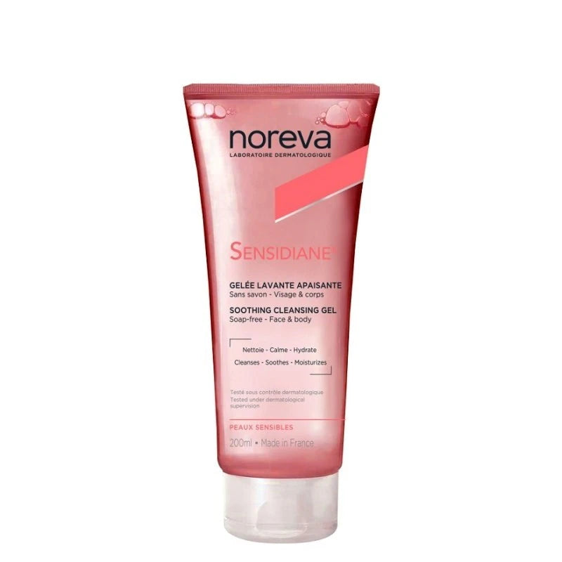 Noreva SENSIDIANE Успокаивающий очищающий гель 200ml