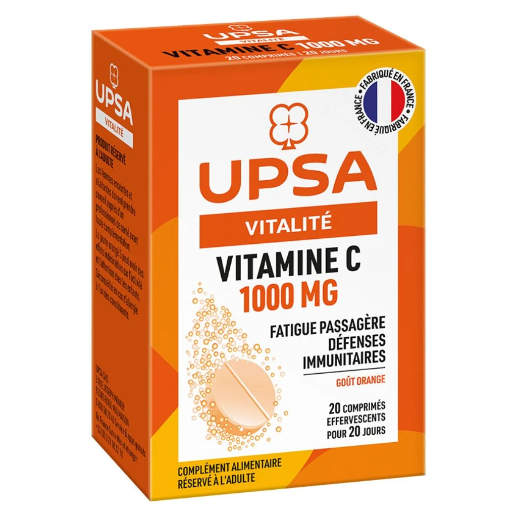 UPSA Vitalite Витамин C 1000mg, шипучие табл. N20