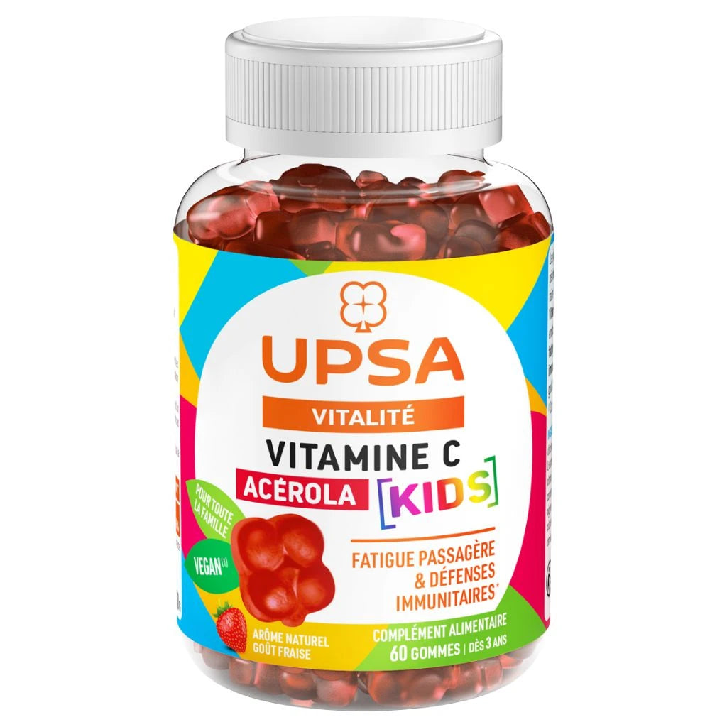 UPSA Vitalite Витамин C Acerola Kids жевательные пастилки N60