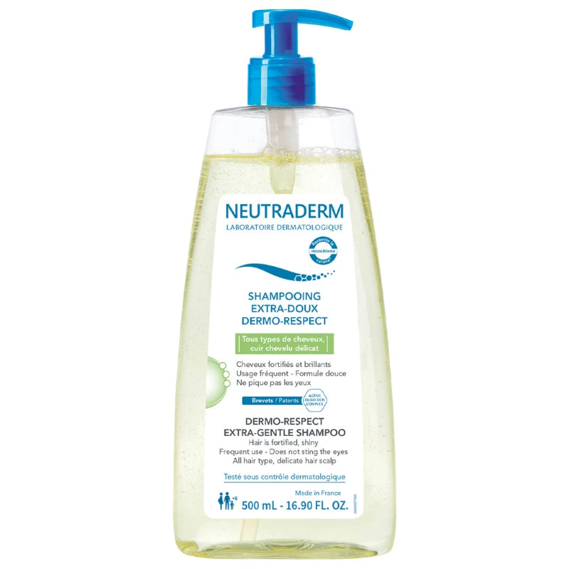 NEUTRADERM Dermo-respect Sampon extra delicat pentru toate tipurile de păr, 500ml