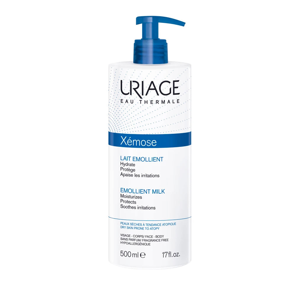 Uriage Xemose Универсальное смягчающее молочко для лица и тела, сухая кожа 500ml (15001310)