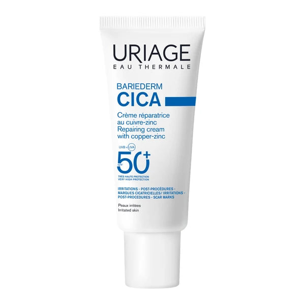 Uriage Bariederm Cica Cremă reparatoare SPF50, 40ml