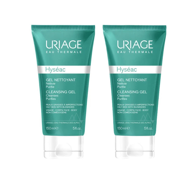 Uriage набор Hyseac очищающий гель 150ml, 2 шт.