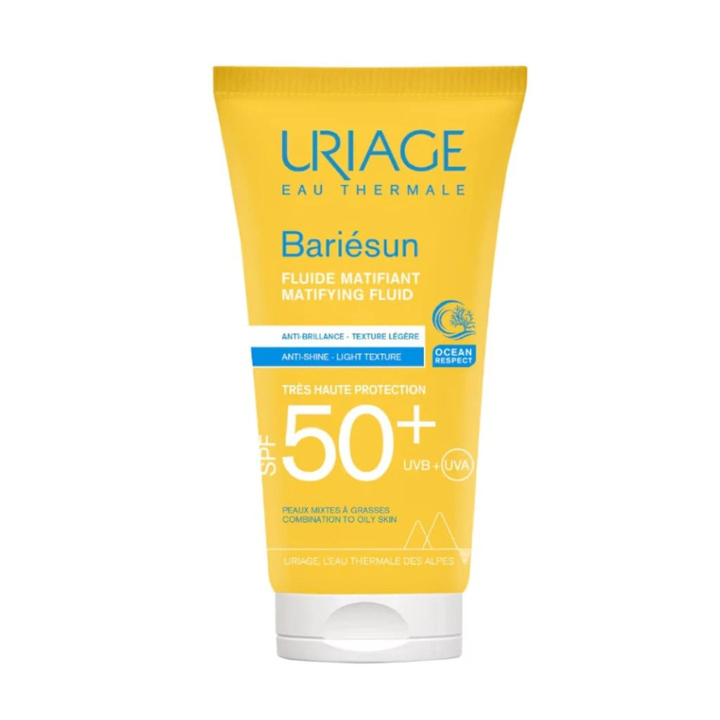 Uriage Bariesun SPF 50+ Cremă Fluid ultra-matifiantă, 50ml
