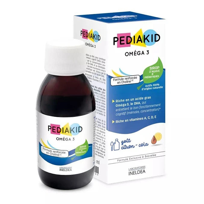 INELDEA Pediakid Omega 3 (со вкусом лимона-колы) сироп 125ml