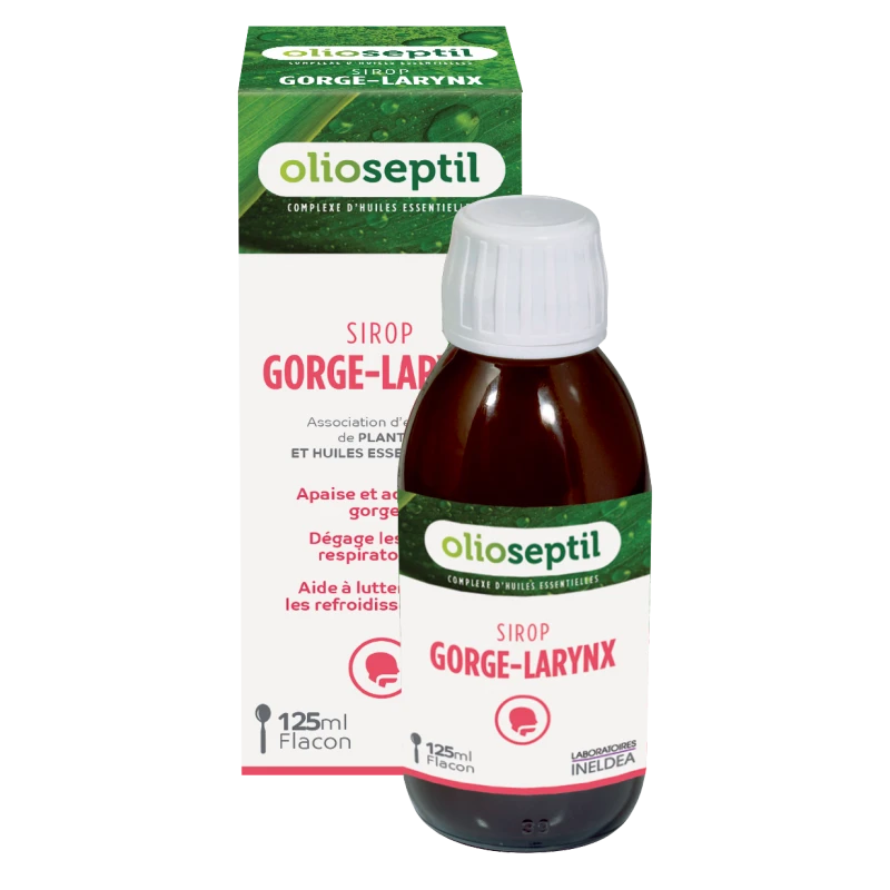INELDEA OLIOSEPTIL Sirop Gorge-Larynx (pentru gât–laringe) 125ml