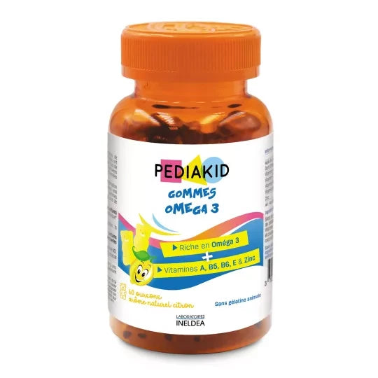 INELDEA Pediakid Omega 3 жевательные мишки N60