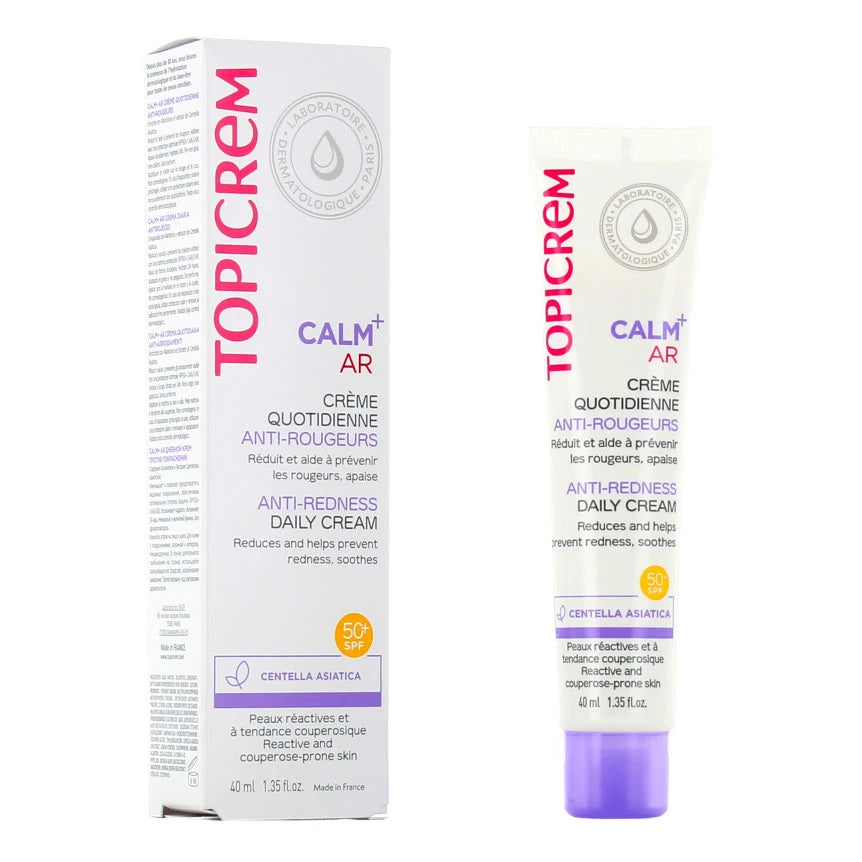 Topicrem CALM+ AR Крем для лица дневной против покраснений SPF 50+, 40 ml