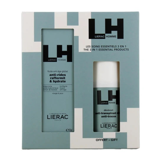 LIERAC Homme Набор Антивозрастной флюид 50 ml + Дезодорант 50ml