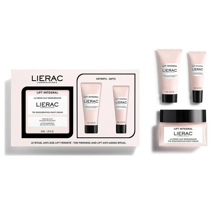LIERAC Lift Integral Набор Ночной крем 50ml + Дневной крем 15ml + Сыворотка 10ml