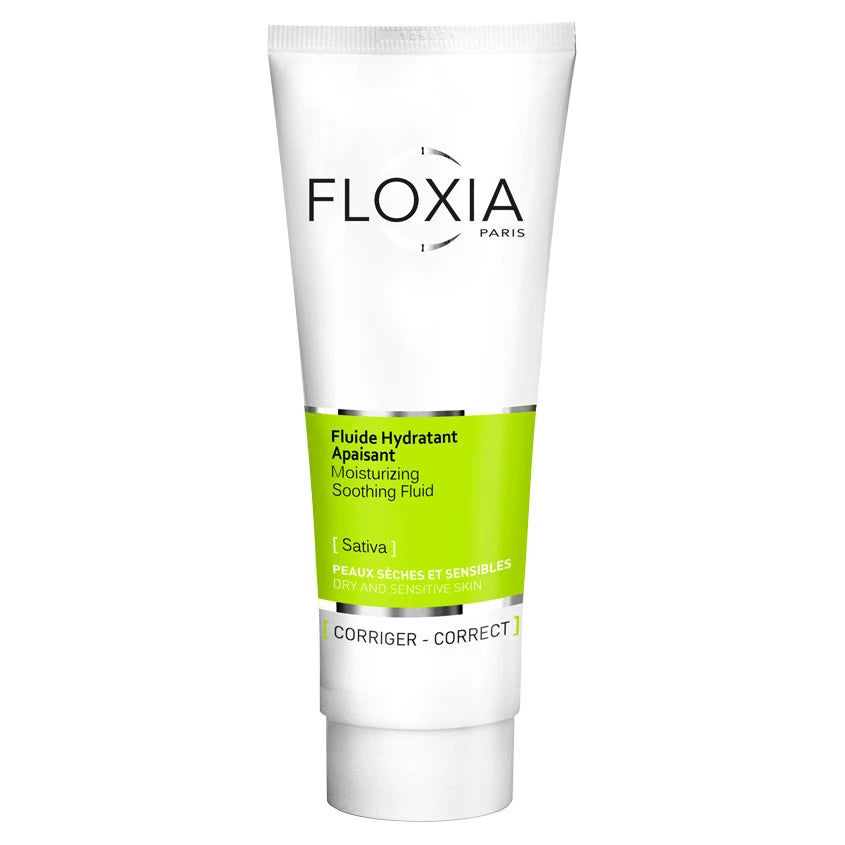 Floxia Sativa Fluid calmant hidratant pentru piele uscata și sensibila, 125ml
