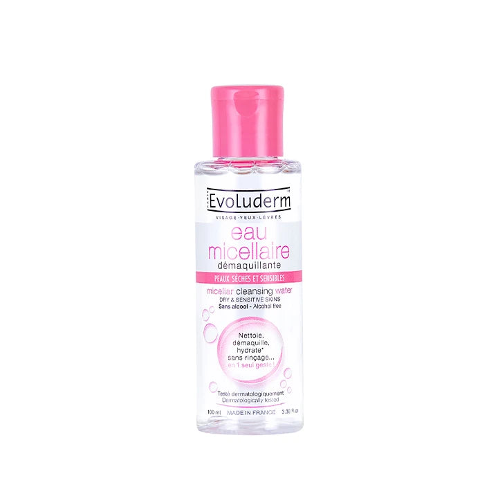 Evoluderm Apă micelara pentru piele uscată și sensibila 100ml (18353)
