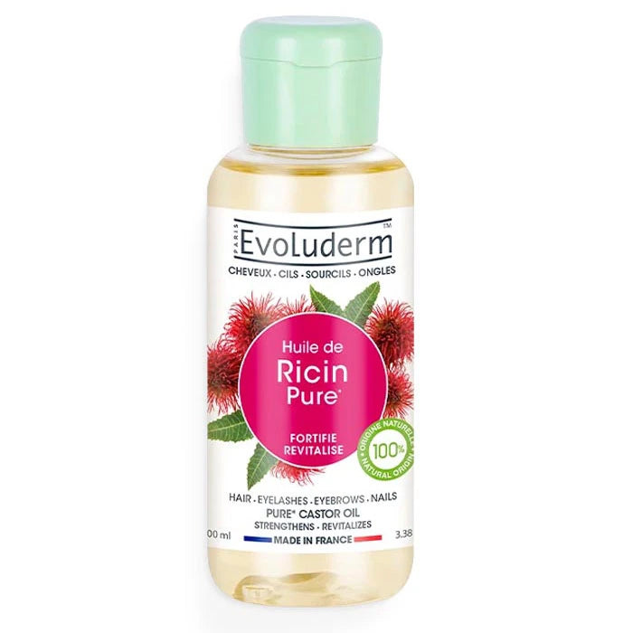 Evoluderm Касторовое масло для волос, бровей, ресниц, ногтей 100ml