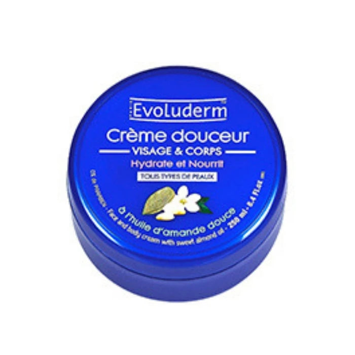 Evoluderm Крем для лица и тела с миндалем, 250 ml