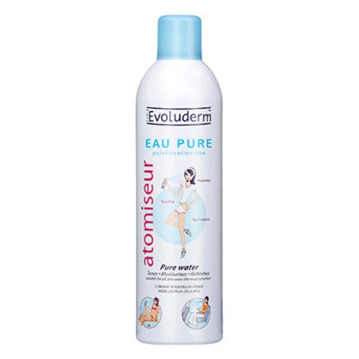 Evoluderm Atomiseur Вода Pure для лица и тела, спрей, 400ml (7084)