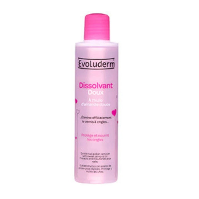 Evoluderm Жидкость для снятия лака с миндальным маслом, 200ml