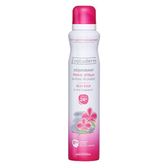 Evoluderm Дезодорант для тела с орхидеей,24h, спрей, 200ml (15255)