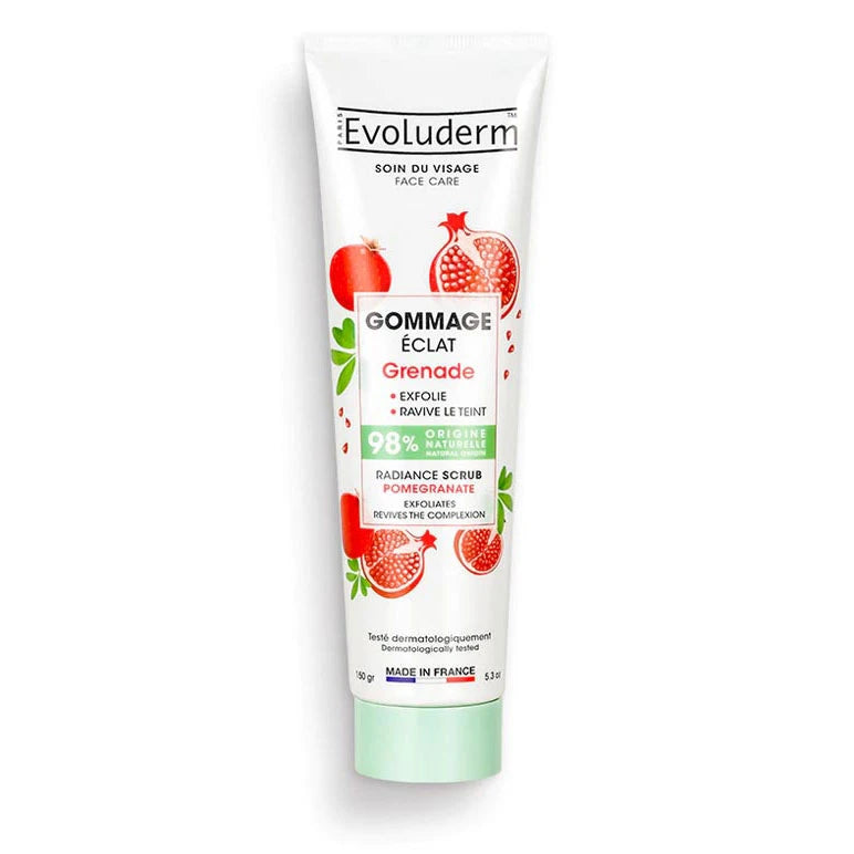 Evoluderm Скраб для лица - Гранат 150ml