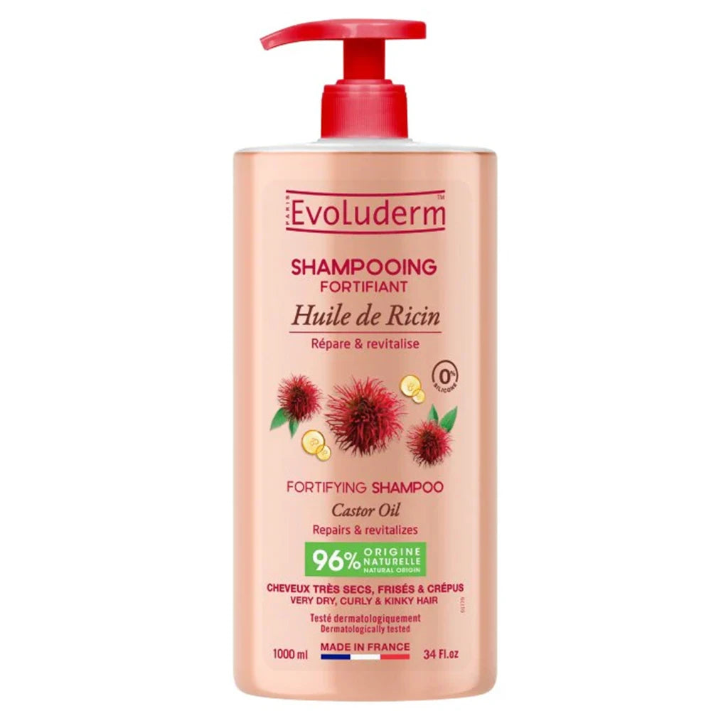 Evoluderm Шампунь с касторовым маслом 1000ml