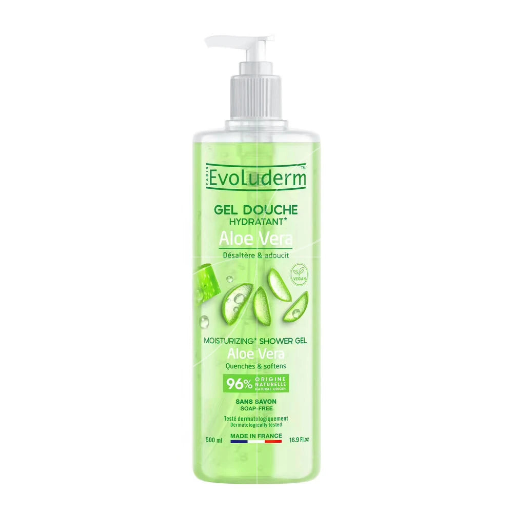 Evoluderm Gel de duș Aloe Vera 500ml