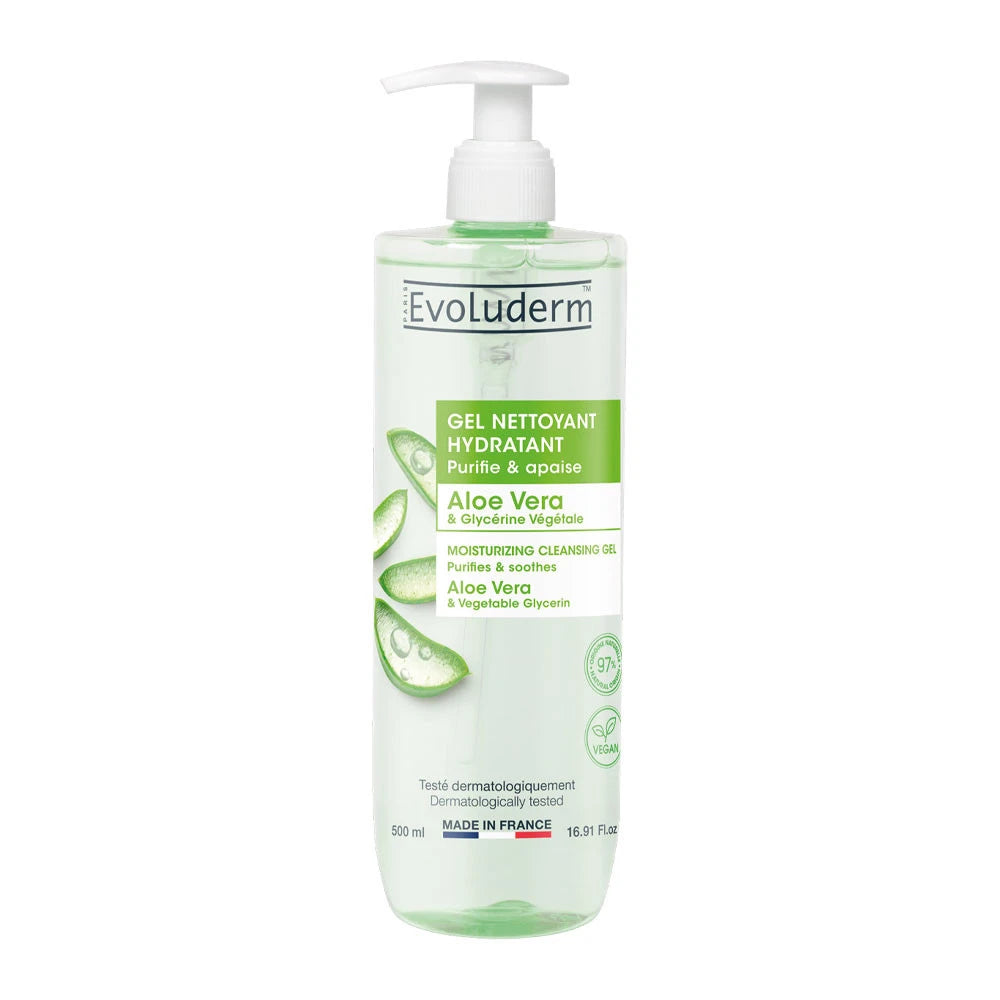 Evoluderm Очищающий гель с Aloe Vera 500ml