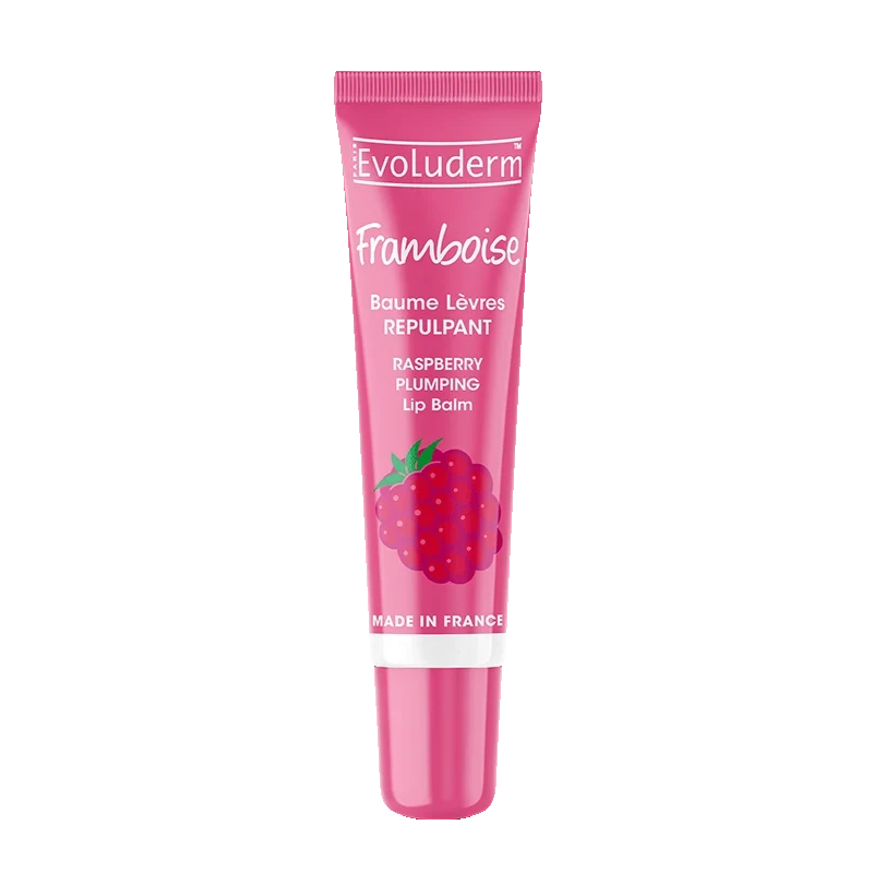 Evoluderm Balsam de buze cu efect de umplere cu zmeura 15ml