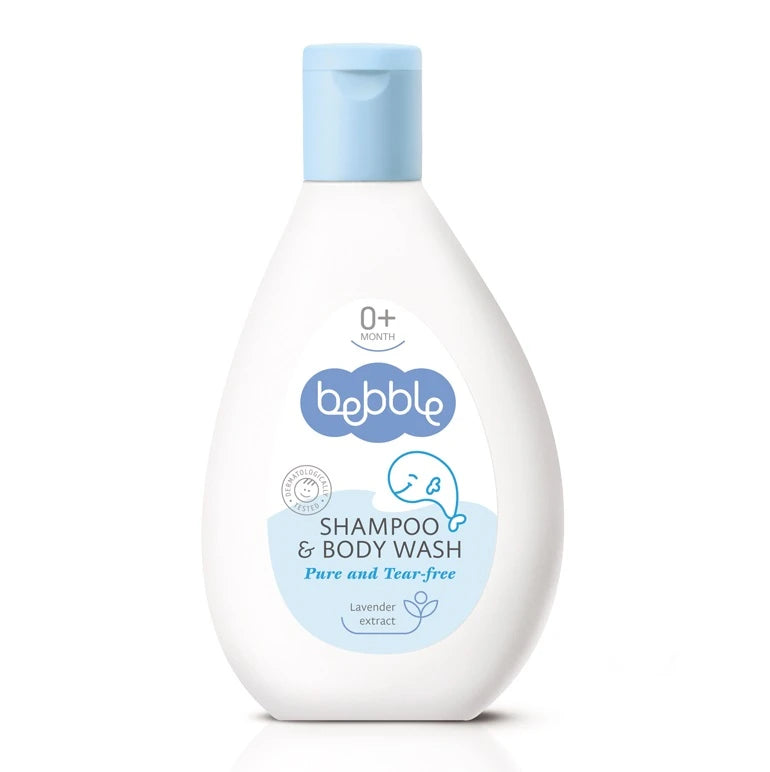 Bebble șampon și gel de duș 2in1 pentru copii, 0+, 200ml
