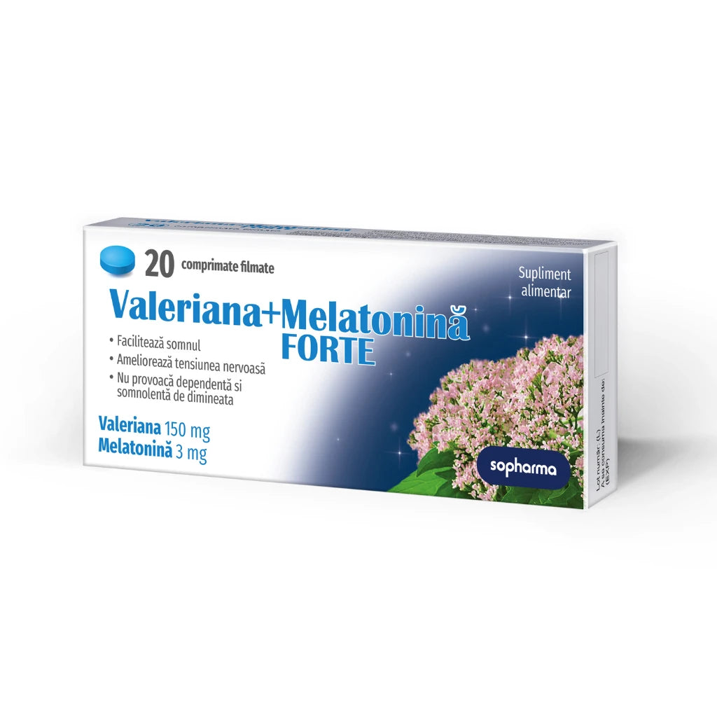 Valeriana+Melatonina Forte 150mg/3mg comp.film. N10x2
