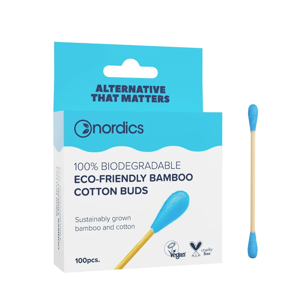 Nordics Bamboo Ватные палочки (синие) N100