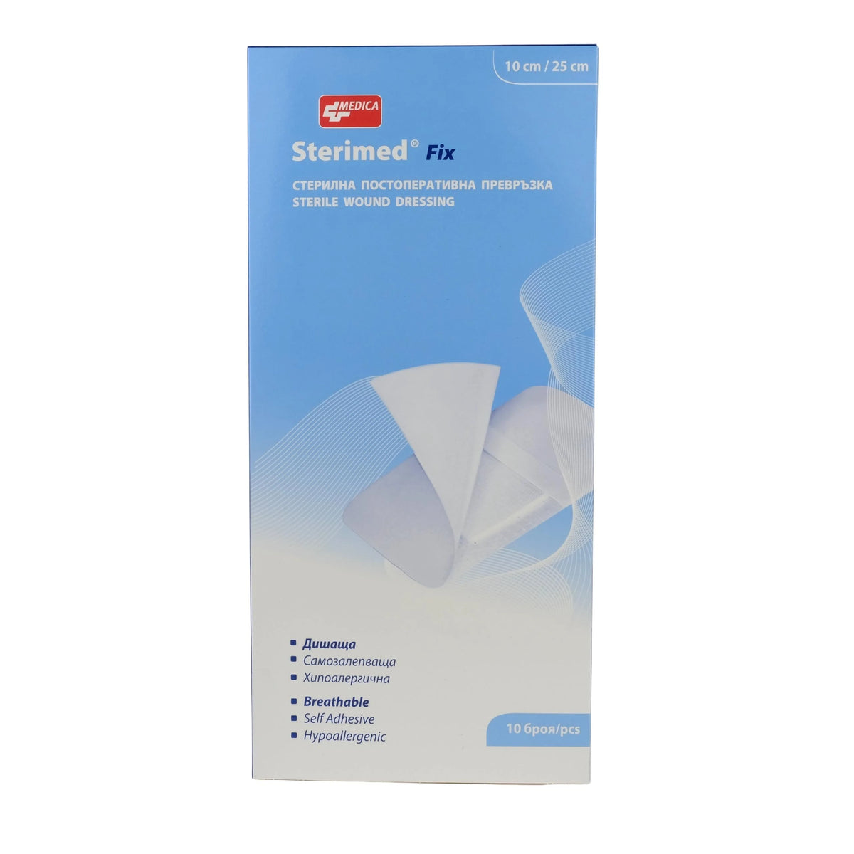 Pansament steril post-operator Sterimed Fix 10x25cm N10