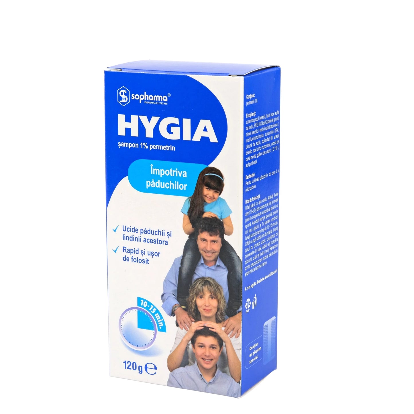 Hygia 1% 120ml sol. uz ext N1 OTC