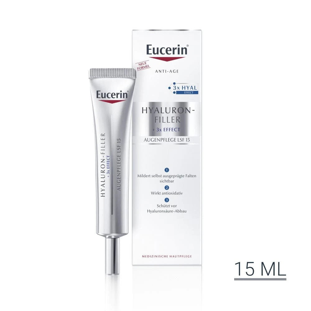 Eucerin Hyaluron Filler Крем для контура глаз SPF15, 15ML (63536)