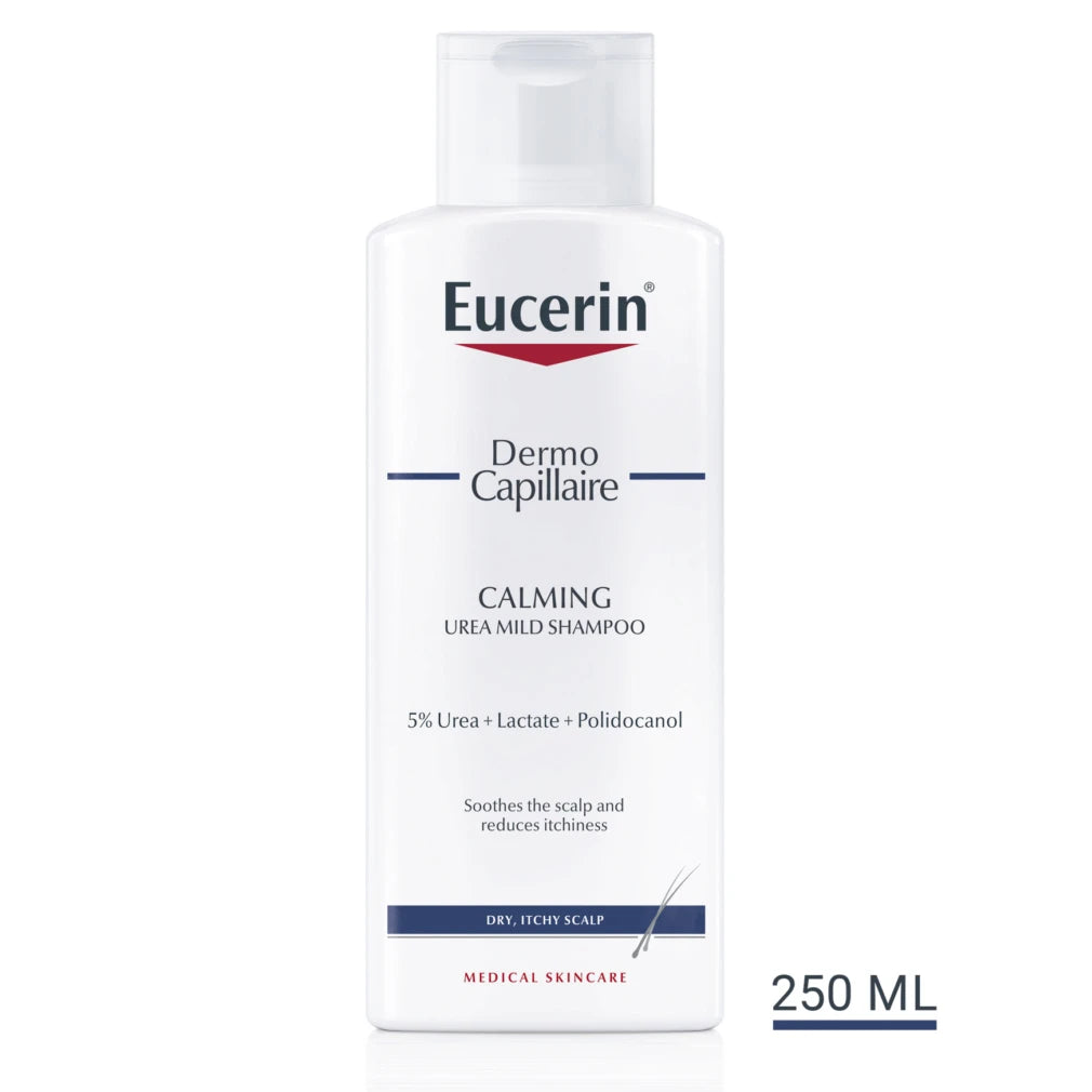 Eucerin DermoCapillaire Urea 5% Мягкий успокаивающий шампунь 250ml