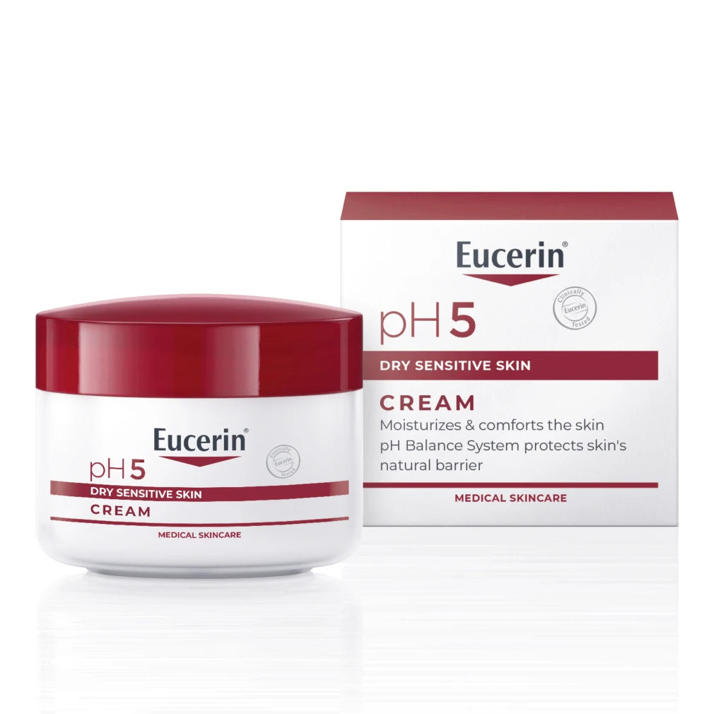 Eucerin pH5 Крем для чувствительной и сухой кожи (лицо, тело) 75ml
