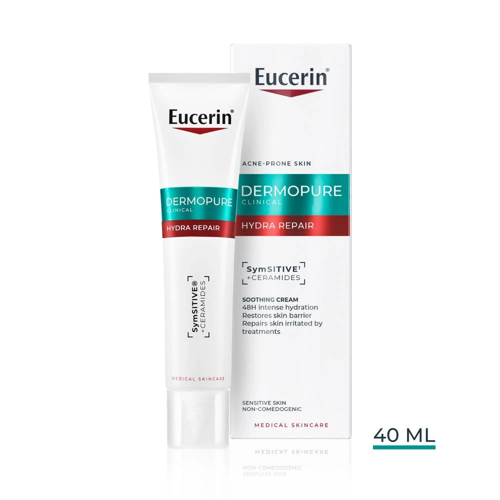 Eucerin DermoPURE Крем увлажняющий, восстанавливающий для лечения акне 40 мл