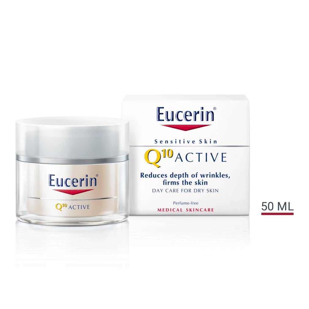 Eucerin Q10 Active Дневной крем для лица против морщин 50ml