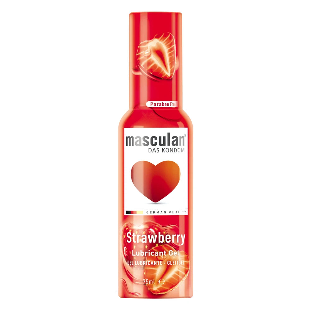 Gel Lubrifiant Masculan Strawberry (cu dozator) 75ml
