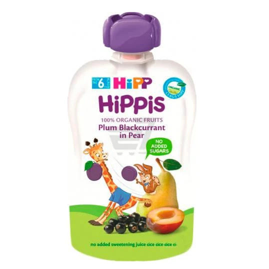 Hipp 8526 Фруктовый сюрприз (сливы, черная смородина и груши) 90g