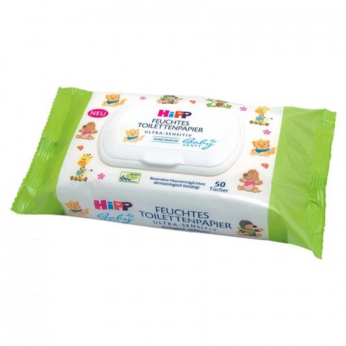 Hipp 9577 Servețele umede pentru copii 50 buc (TVA=20%)