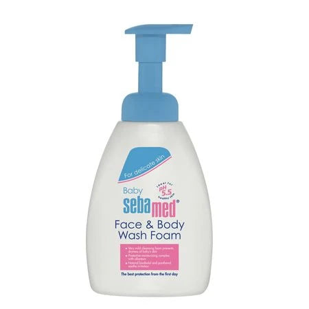 Sebamed Baby Очищающая пена для лица и тела 400ml