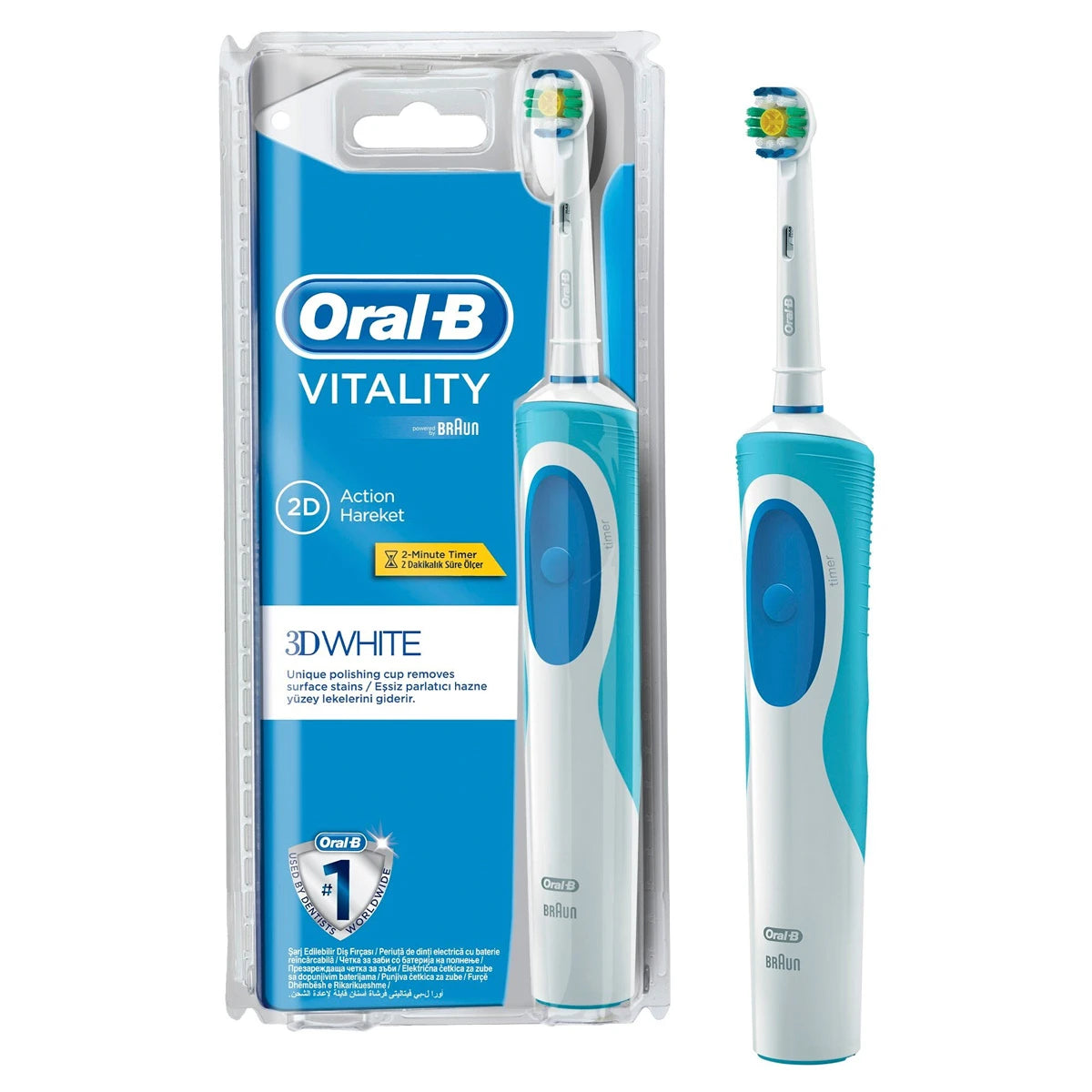 Oral-B Электрическая зубная щетка Vitality D12-513 3D