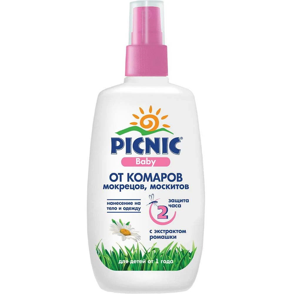 Picnic Baby Спрей-репеллент от 1 года 120ml