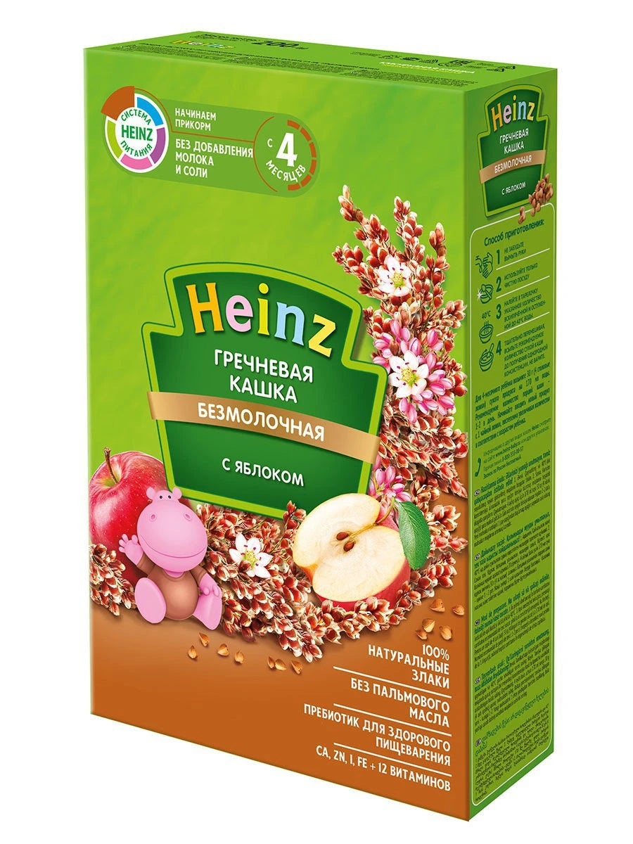 Heinz Каша гречневая с яблоком с 4 месяцев 200g
